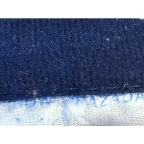 Vintage San Marcos High Pile San Juan Large Blanket Aztec Southwestern 80 X 60 - Picture 6 of 6